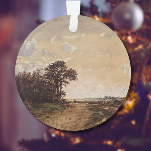 La Forêt De Fontainebleau Aux Environs De Barbizon Ornament