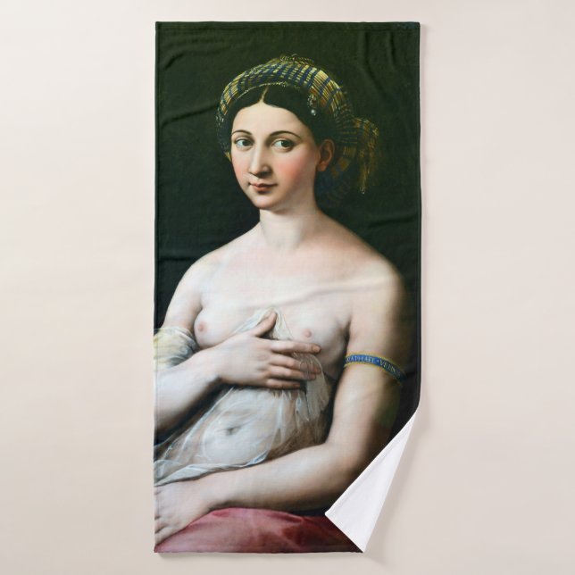 La Fornarina, Raphael Bath Towel (Bath Towel)