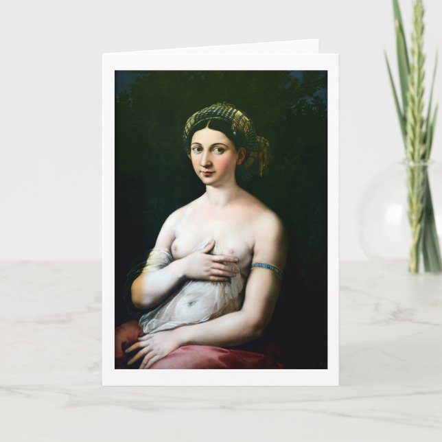 La Fornarina, Raphael Card (Front)