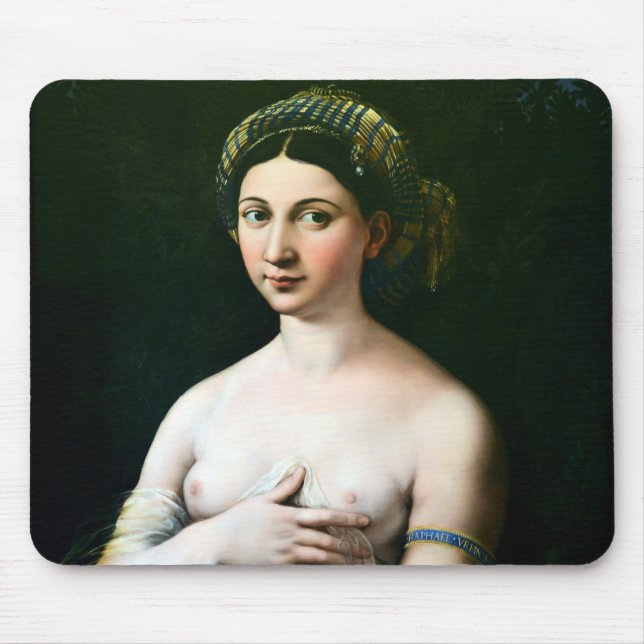 La Fornarina, Raphael Mouse Mat (Front)