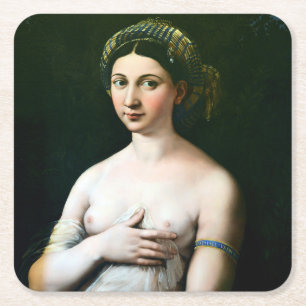 La Fornarina, Raphael Square Paper Coaster