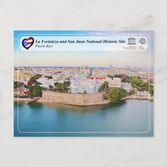 La Fortaleza and San Juan National Historic Site Postcard (Front)