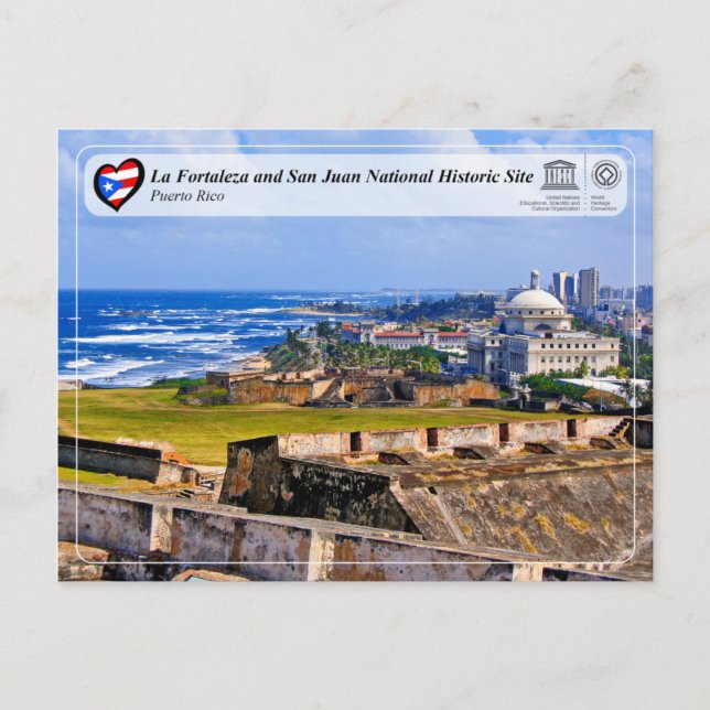 La Fortaleza and San Juan National Historic Site Postcard (Front)