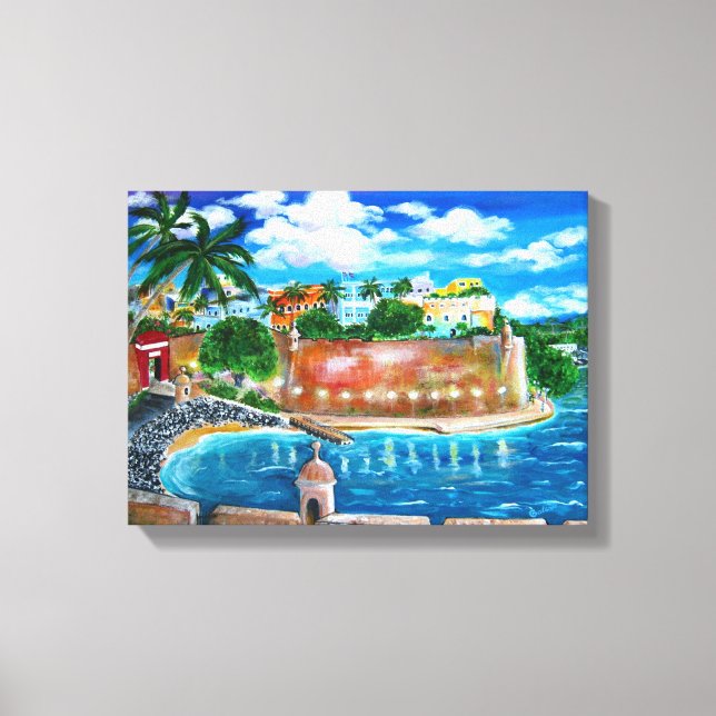 La Fortaleza, San Juan, Puerto Rico Canvas Print (Front)