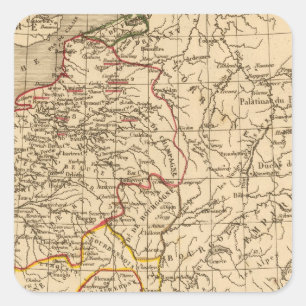 La France 1180 a 1223 Square Sticker