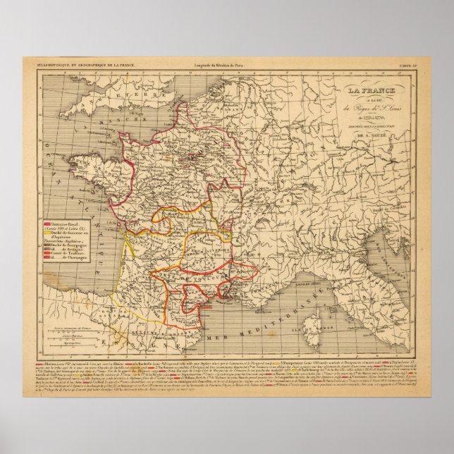 La France 1223 a 1270 Poster (Front)