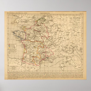La France 1364 a 1380 Poster