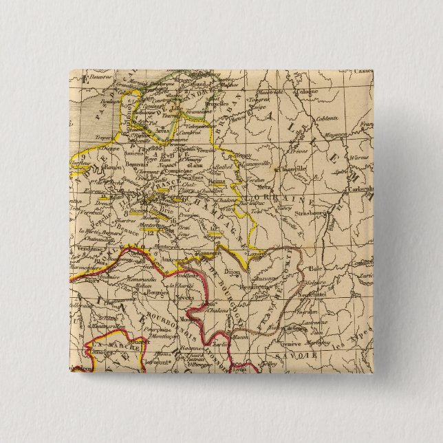 La France 1380 a 1422 15 Cm Square Badge (Front)