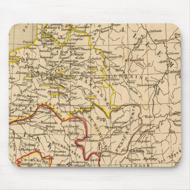La France 1380 a 1422 Mouse Mat (Front)