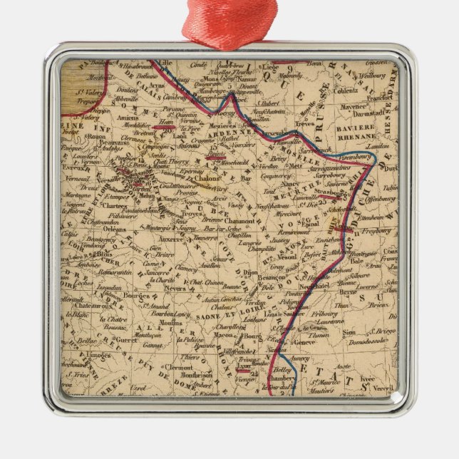 La France 1814 a 1840 Metal Tree Decoration (Front)