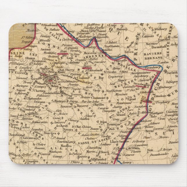 La France 1814 a 1840 Mouse Mat (Front)