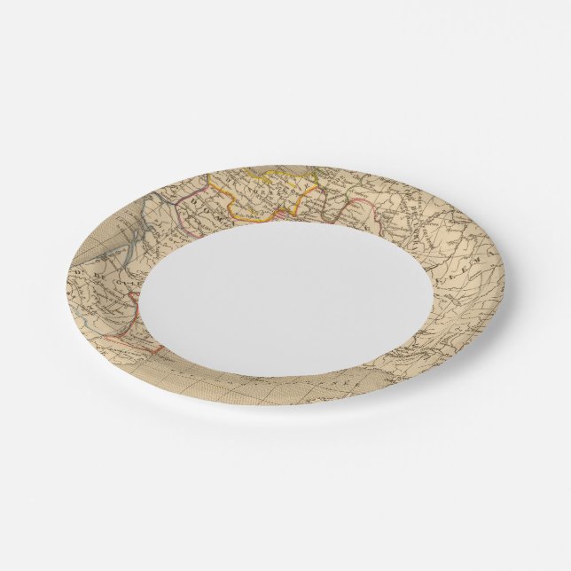 La France 996 a 1108 Paper Plate (Angled)
