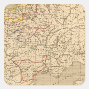 La France 996 a 1108 Square Sticker