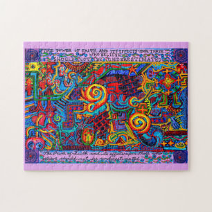 La Fuerza de la Fe The Power of Faith Inspiration Jigsaw Puzzle