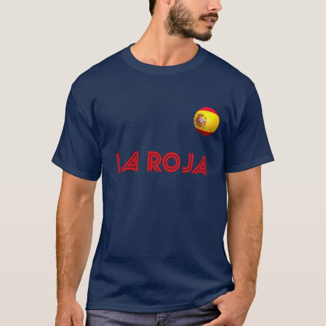 La Furia Roja – Spain Football T-Shirt (Front)