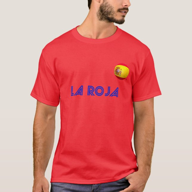 La Furia Roja – Spain Football T-Shirt (Front)
