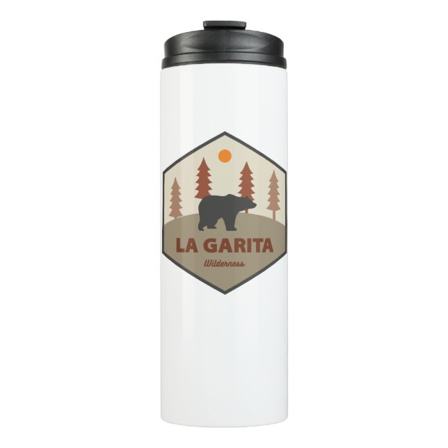 La Garita Wilderness Colorado Bear Thermal Tumbler (Front)