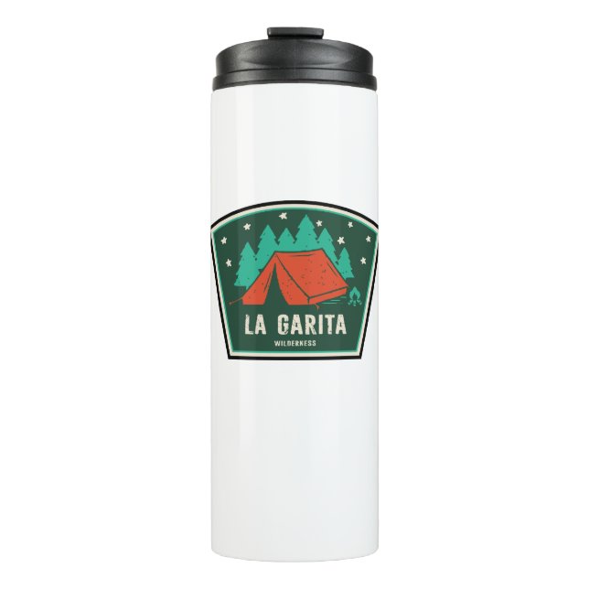 La Garita Wilderness Colorado Camping Thermal Tumbler (Front)