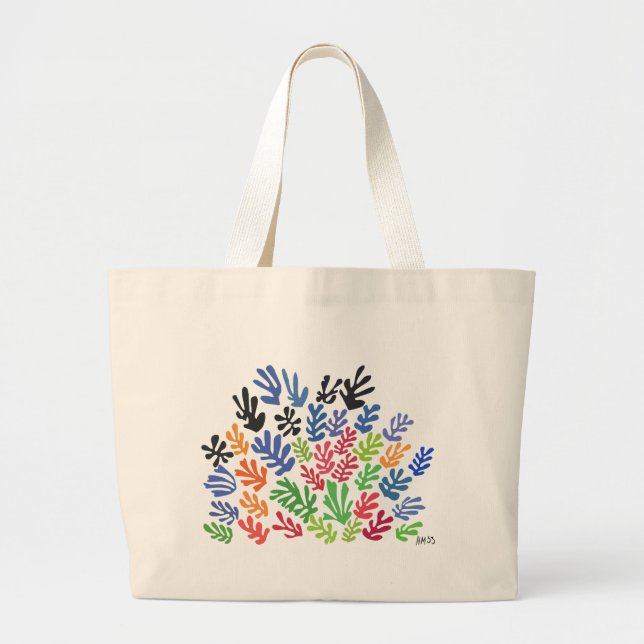 La Gerbe by Matisse Large Tote Bag (Front)