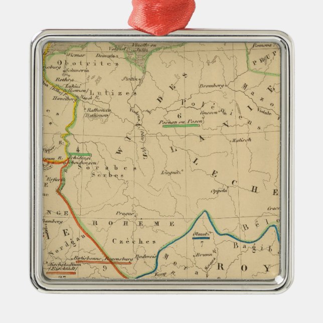 La Germanie 511 a 741 Metal Tree Decoration (Front)