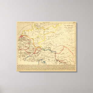 La Germanie a la fin du 5e siecle Canvas Print