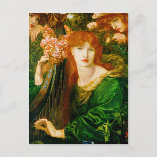 La Ghirlandata by Dante Gabriel Rossetti Postcard