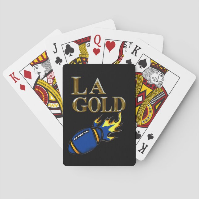 LA GOLD      PLAYING CARDS (Back)