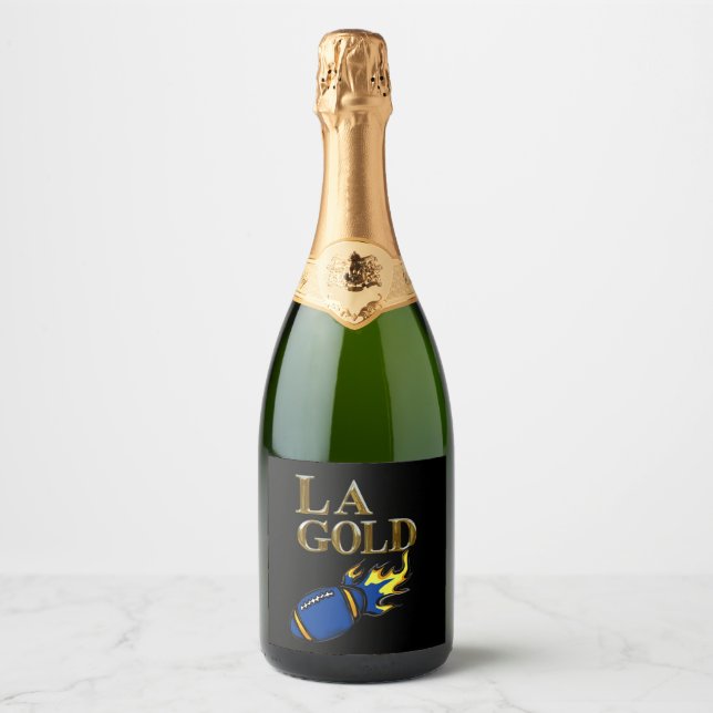 LA GOLD         SPARKLING WINE LABEL (Front)