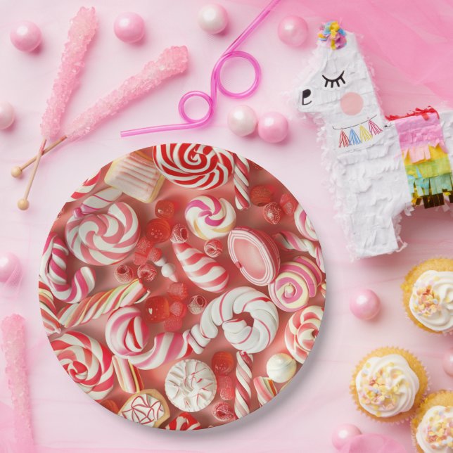 La gourmandise en déco paper plate (Party)