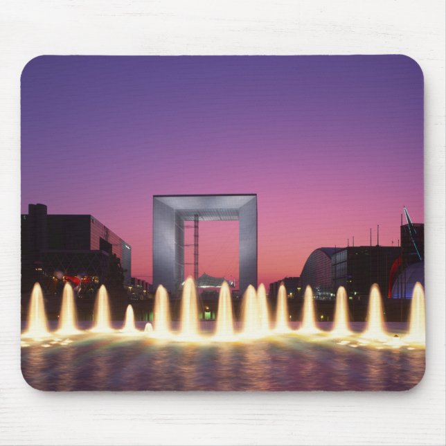 La Grande Arche, La Defence, Paris, France Mouse Mat (Front)