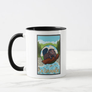 La Grande, OregonBeaver and Trees Mug