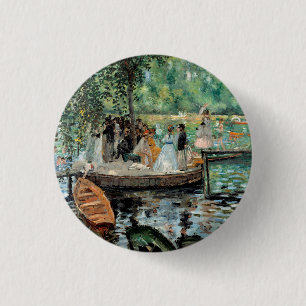 La Grenouillère Auguste  Renoir   3 Cm Round Badge
