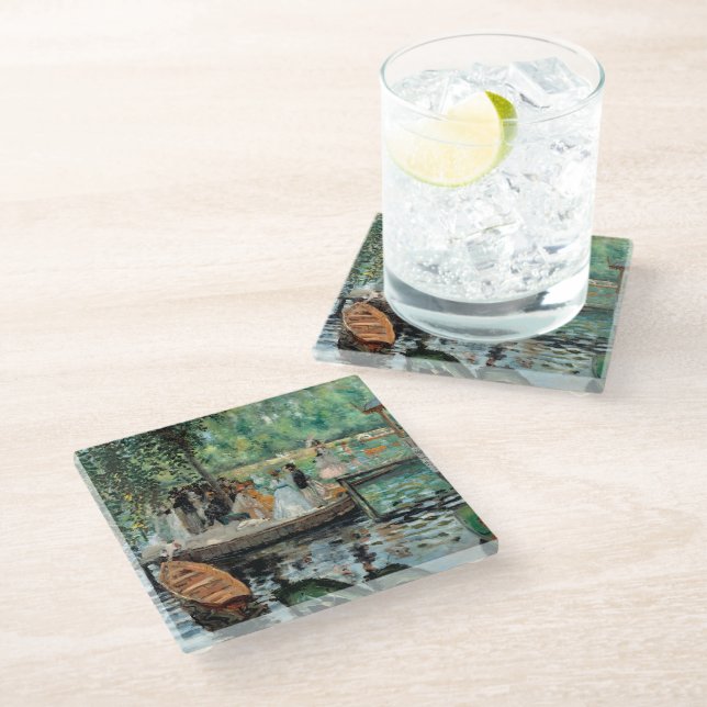 La Grenouillère Auguste  Renoir   Glass Coaster (Angled)