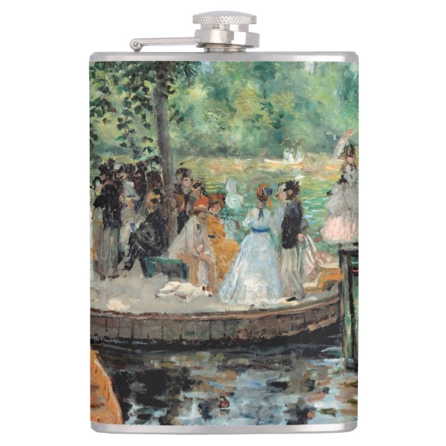 La Grenouillère Auguste  Renoir   Hip Flask (Front)