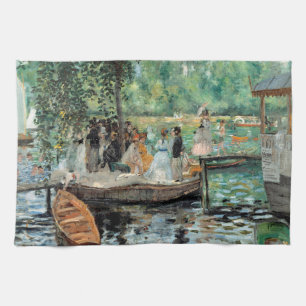La Grenouillère Auguste  Renoir   Tea Towel