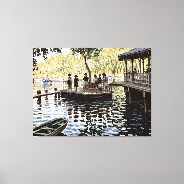 La Grenouillère Canvas Print (Front)