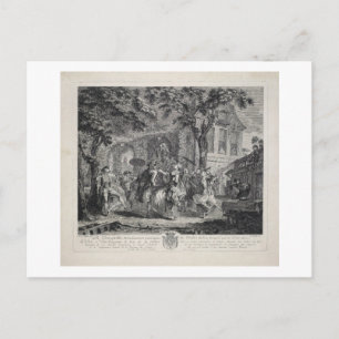 La guinguette, Dance, Choreography, Vintage Postcard