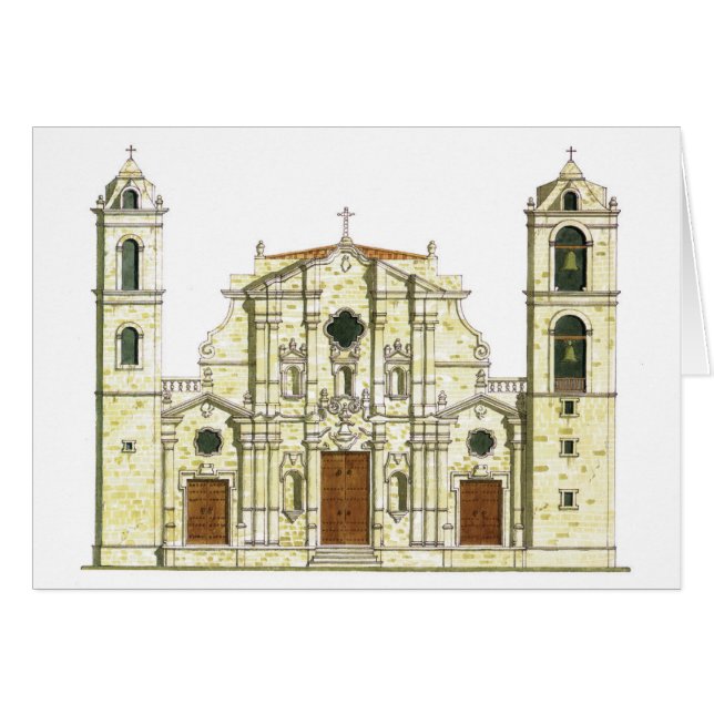 La Habana Cathedral. Cuba (Front Horizontal)