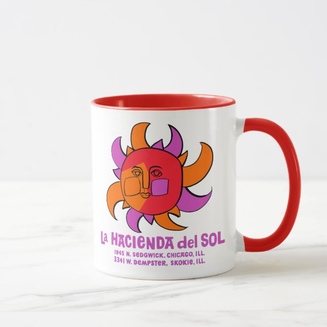 La Hacienda del Sol Mexican Restaurant, Chicago Mug (Right)