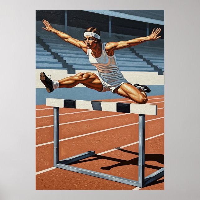 LA HAIE ÉLÉGANTE (The Elegant Hurdle) Poster (Front)