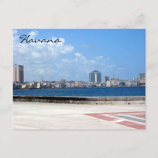 la havana malecon postcard (Front)