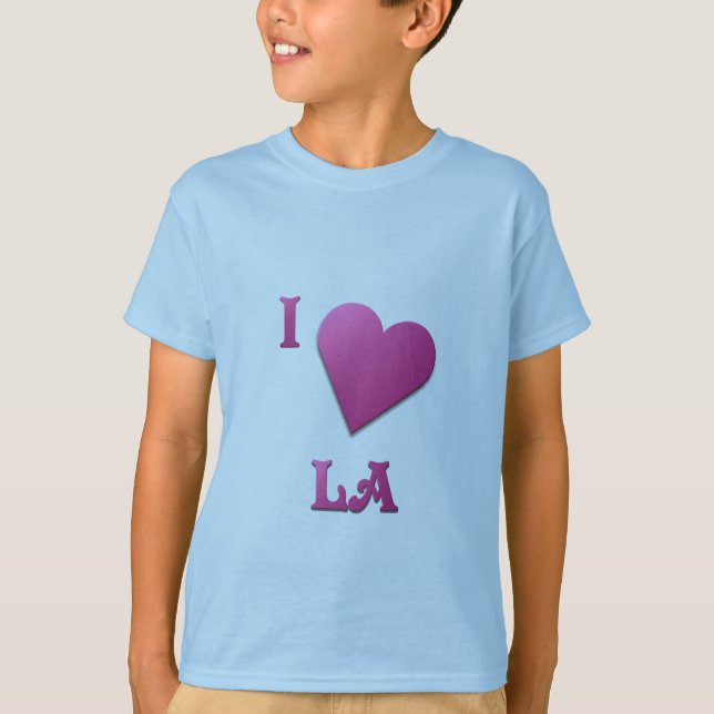 LA -- Hot Pink T-Shirt (Front)