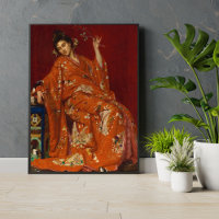 La Japonaise by Emile Villa Vintage Oriental Art