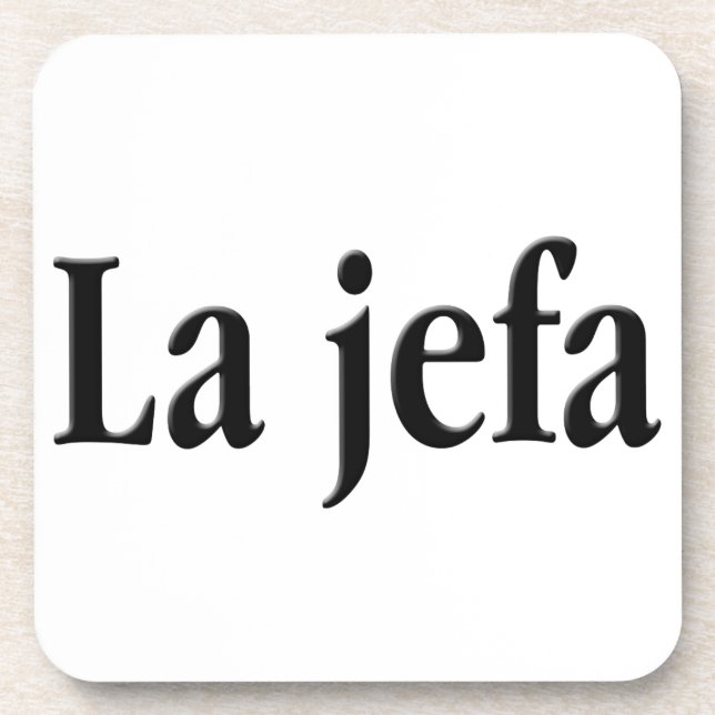 La jefa coaster (Front)