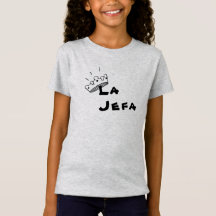 "La Jefa" little  girl Tshirt