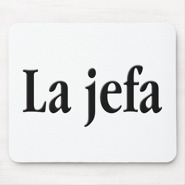 La jefa mouse mat (Front)