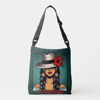 La Jíbaraza 10 – Puerto Rican Jíbara Art • Boricua Crossbody Bag