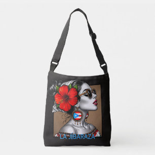 La Jíbaraza 13 – Puerto Rican Jíbara Art • Boricua Crossbody Bag