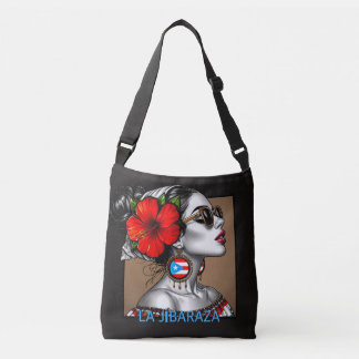 La Jíbaraza 13 – Puerto Rican Jíbara Art • Boricua Crossbody Bag