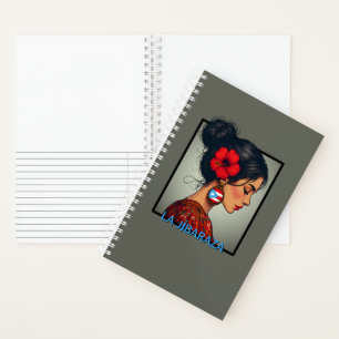 La Jíbaraza 14 – Puerto Rican Jíbara Art • Boricua Notebook